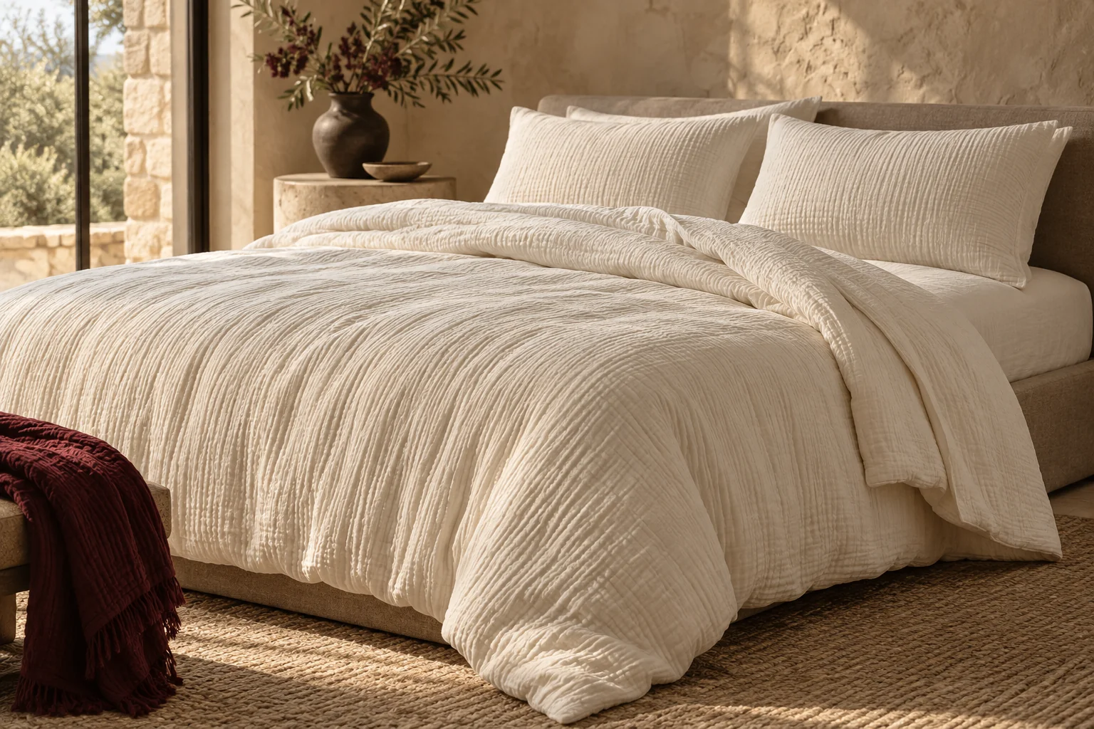 Muslin duvet covers — illustrative product visual